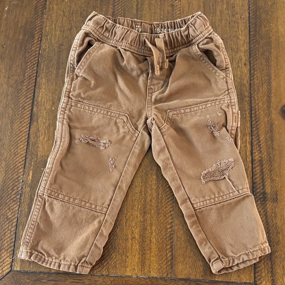 GAP Kids Tan Cargo Pants